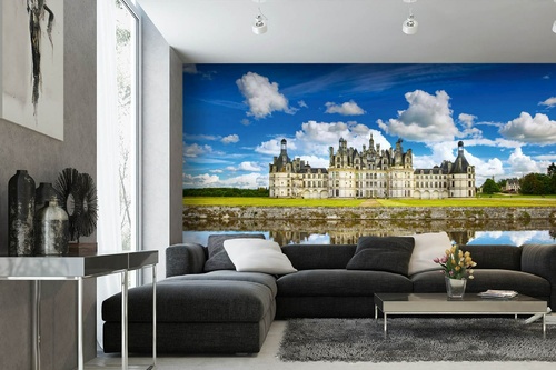 Vlies Fototapete - Schloss Chambord 375 x 250 cm
